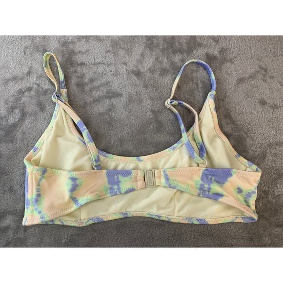 Triangl Bikini Top Swim Vacation Pastel Tie Dye Size Medium - Picture 2 of 7